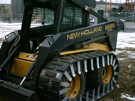 skid steer track widths